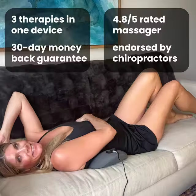 Triple Fusion Lumbar Decompression Massager for Sciatica & Back Pain Relief