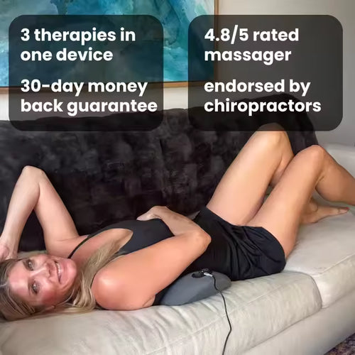 Triple Fusion Lumbar Decompression Massager for Sciatica & Back Pain Relief