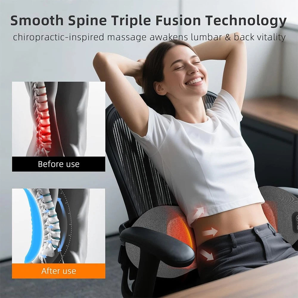 Triple Fusion Lumbar Decompression Massager for Sciatica & Back Pain Relief